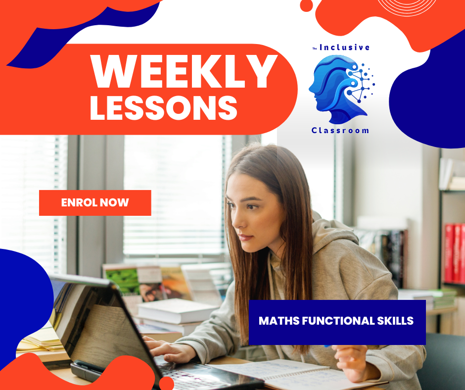 Online Classes - Functional Skills Maths and English, Adults and Children