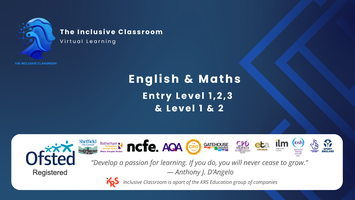 Online Live Lessons – Functional Skills English Entry Level 1-3 -12-17 Year